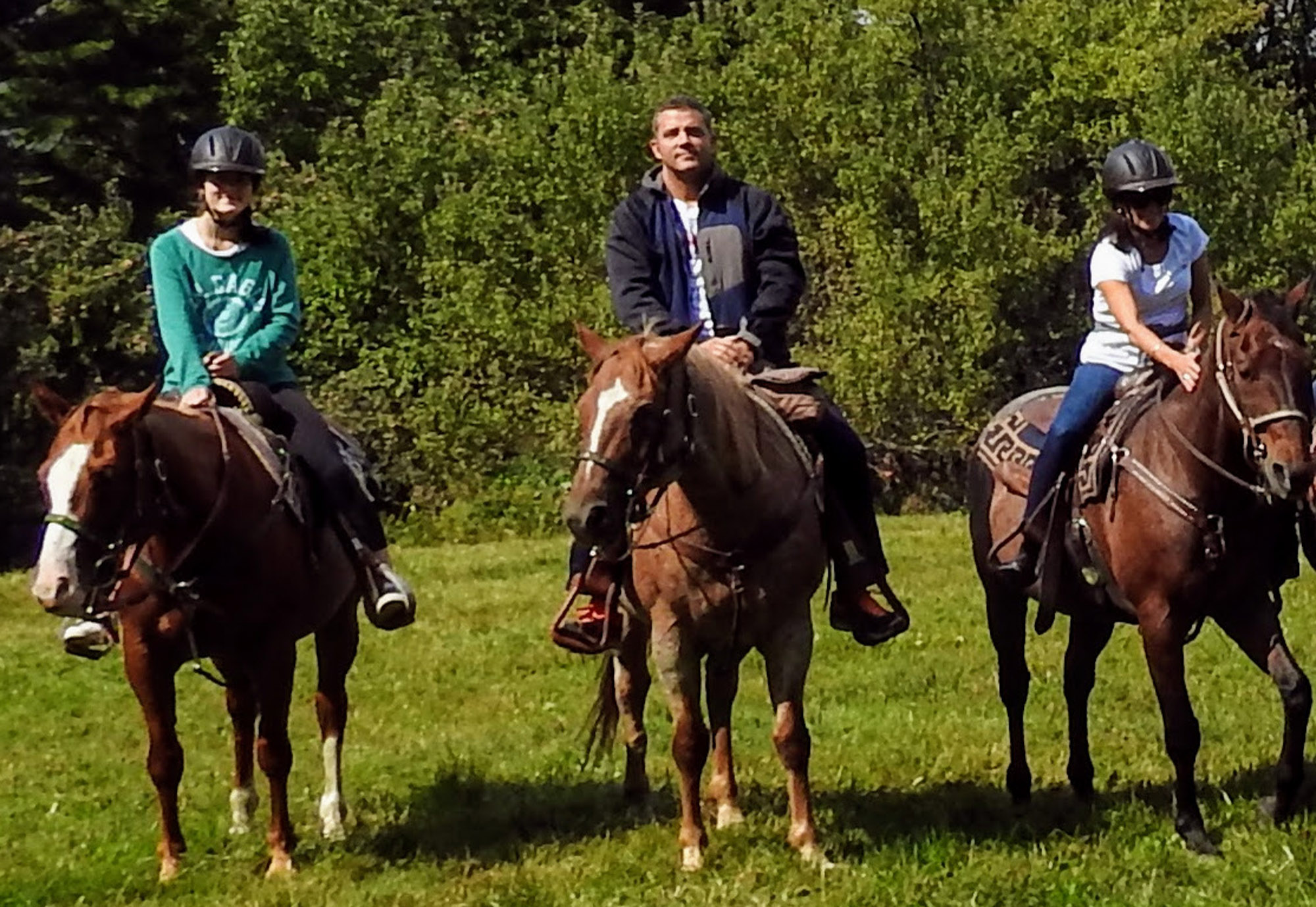 Juan ALCHOURRON - Sophie ALCHOURRON -  Piritubao Polo Club -  - Polo - Paseo en Vermont () Photo by:  | Siuxy Sports 2017-09-07