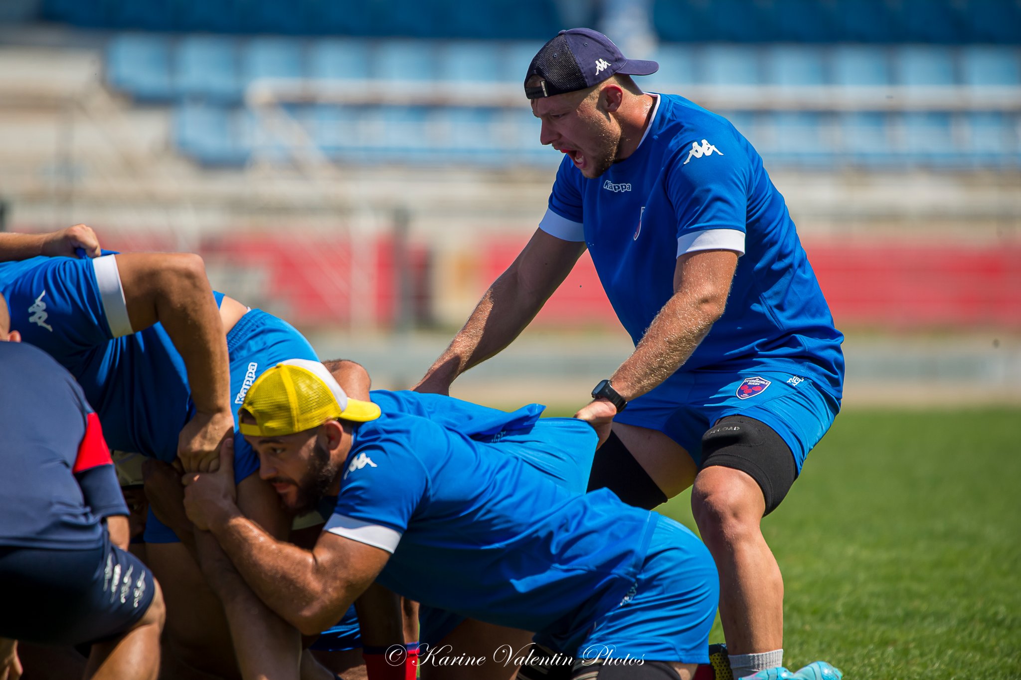 Antonin BERRUYER - Thibaut MARTEL -  FC Grenoble Rugby -  - Rugby - ENTRAINEMENT FCG DU 9 AOUT 2022 (#FCG4entrainement2022) Photo by: Karine Valentin | Siuxy Sports 2022-08-09