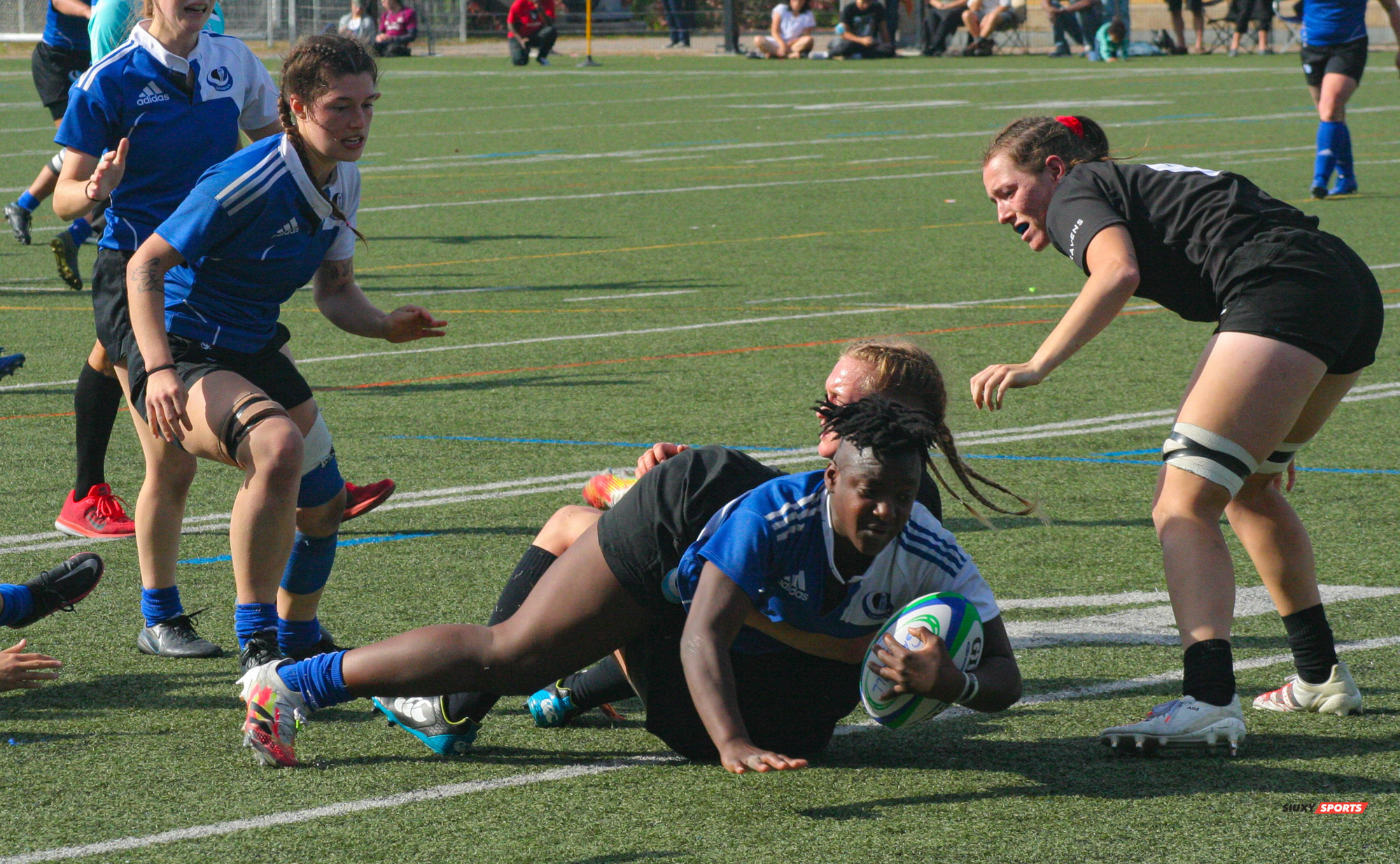 Ngalula FUAMBA -  Université de Montréal - Université Carleton - Rugby -  (#UdeMvsCarletonW2021) Photo by:  | Siuxy Sports 2021-10-09