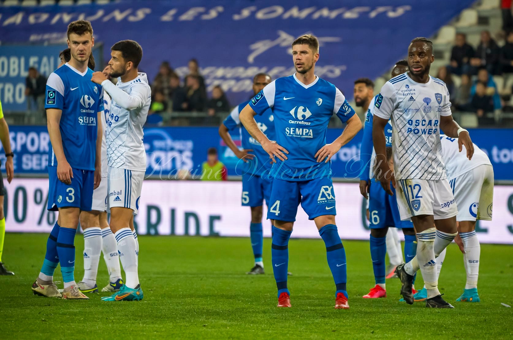  Grenoble Foot 38 - SC Bastia - Soccer - Grenoble Foot 38 (1) vs SC Bastia (1) (#GF38vsSCB2022) Photo by: Karine Valentin | Siuxy Sports 2022-03-19