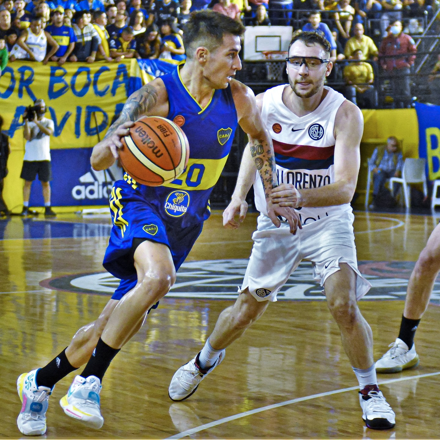  Club Atlético Boca Juniors - Club Atlético San Lorenzo - Basketball - Boca Vs San Lorenzo -  Playoffs reclasificación de la LNB - 2do juego (#CABJvCASLA2022) Photo by: Julián Marcelo Figueras | Siuxy Sports 2022-04-26