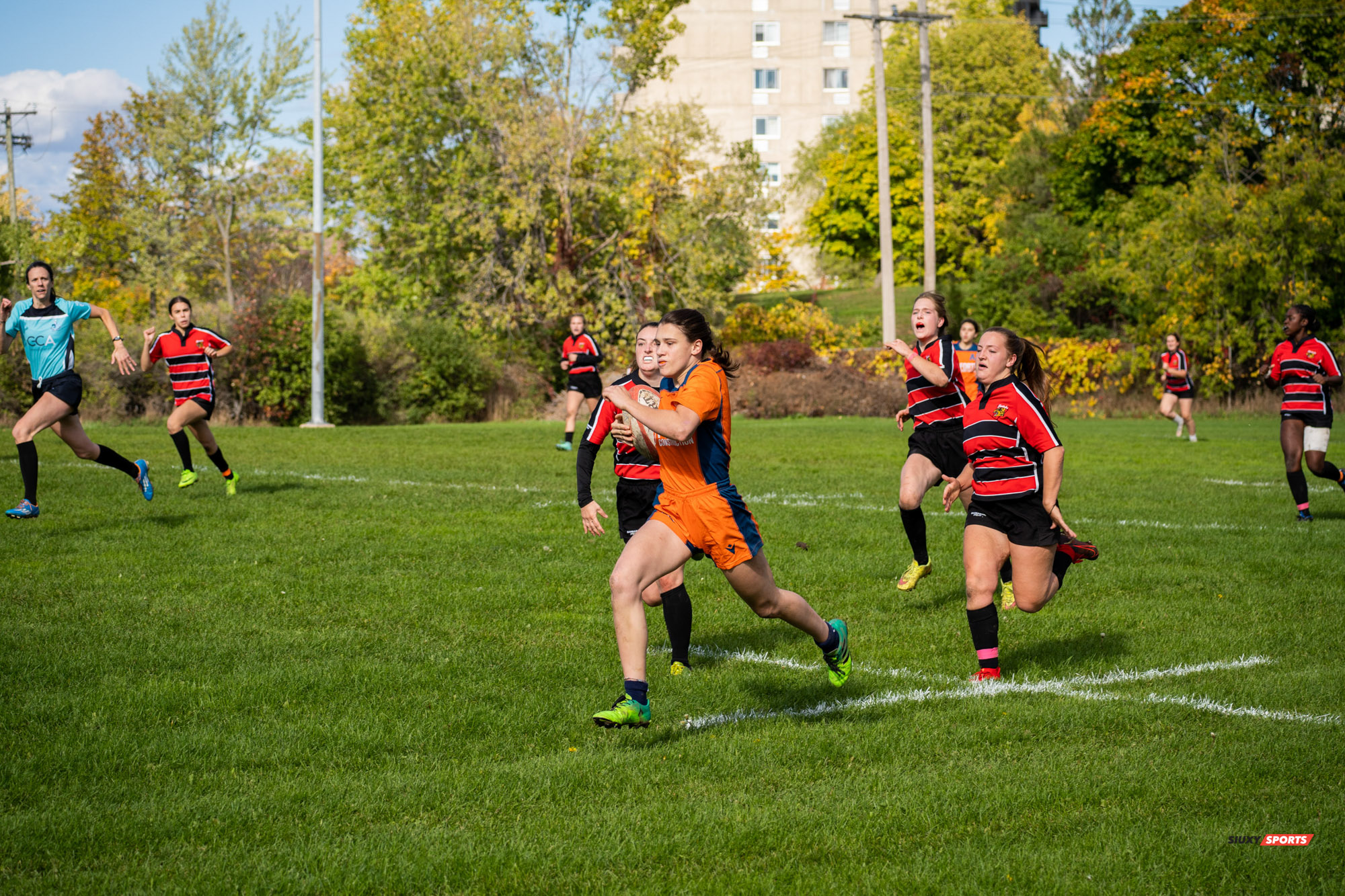 Flavie ALLAIRE -  Cégep Vanier - Cégep André Laurendeau - Rugby -  (#VanierVsAL2021F) Photo by:  | Siuxy Sports 2021-10-24