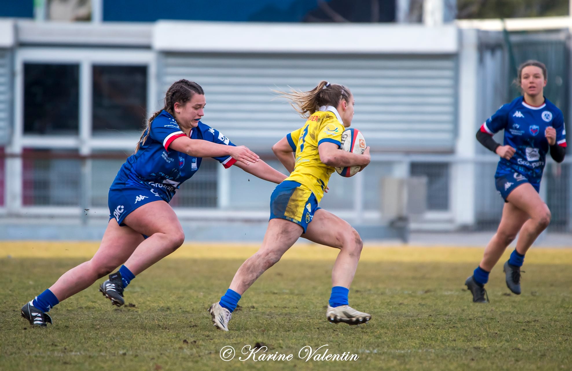  FC Grenoble Rugby - ASM Romagnat rugby féminin - Rugby - Grenoble Amazones vs ASM Romagnat (#FCGVsASMRomagnat2022) Photo by: Karine Valentin | Siuxy Sports 2022-02-06