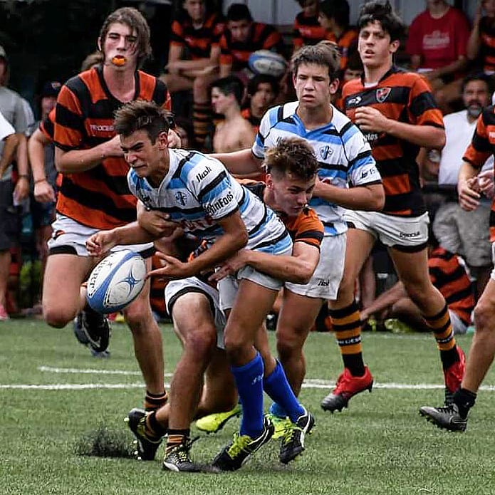  Olivos Rugby Club - San Isidro Club - Rugby - M16 pretemporada 2020 - tremendo tackle () Photo by:  | Siuxy Sports 2020-03-12