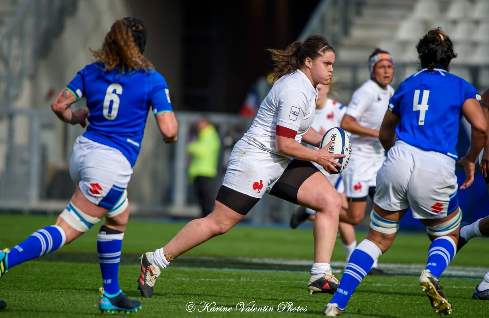  Équipe de France de rugby à XV - Nazionale di rugby a 15 dell'Italia - Rugby - France (39) vs Italie (6) - 6N fém. (#FranceVsItalie6Nfem2022) Photo by: Karine Valentin | Siuxy Sports 2022-03-27