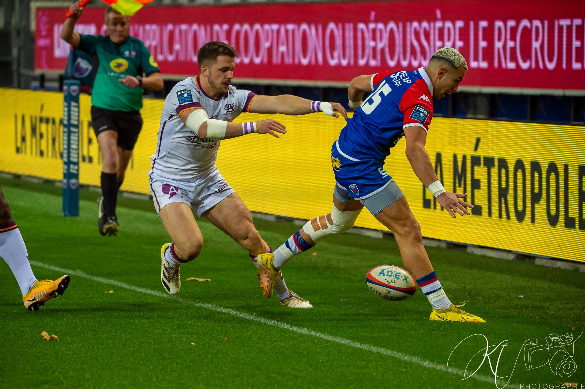  FC Grenoble Rugby - Soyaux Angoulême - Rugby - FC Grenoble (24) VS (18) Soyaux Angoulême (2022) (#FCGvsSA2022R11) Photo by: Karine Valentin | Siuxy Sports 2022-11-18