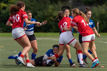 RSEQ Rugby Fem - U. de Montréal (70) vs (3) McGill - Reel A1 - 1er mi-temps