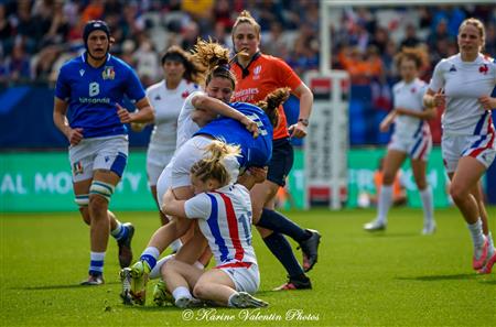 Alexandra Chambon - Rugby - France (39) vs Italie (6) - 6N fém. - Équipe de France de rugby à XV - Nazionale di rugby a 15 dell'Italia