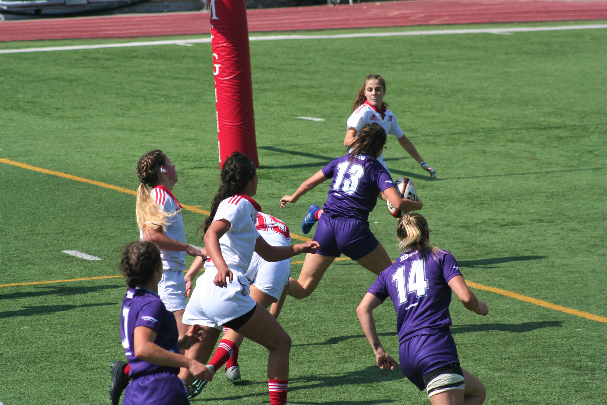 Myriam ELKAS -  Université McGill - Bishop's University - Rugby -  (#McGillvsBishopsW) Photo by:  | Siuxy Sports 2021-09-11