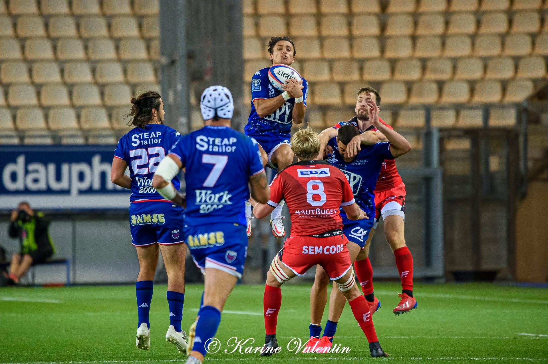  FC Grenoble Rugby - US Oyonnax Rugby - Rugby - Grenoble Vs Oyonnax (#FCGvsUSORoct2021) Photo by: Karine Valentin | Siuxy Sports 2021-08-27