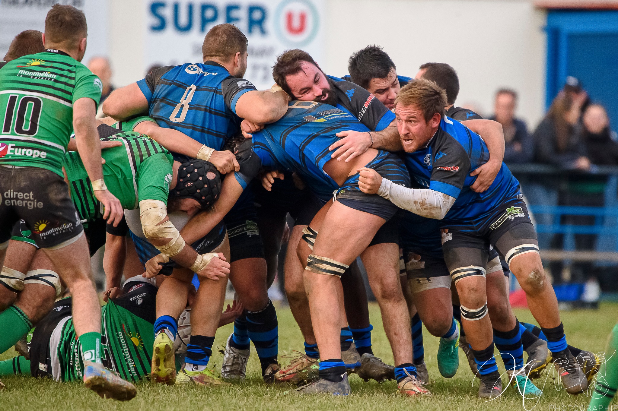  US Vinay - US Montmelian - Rugby - US Vinay (18) vs (28) US Montmélian (#USVUSM2022) Photo by: Karine Valentin | Siuxy Sports 2022-11-27