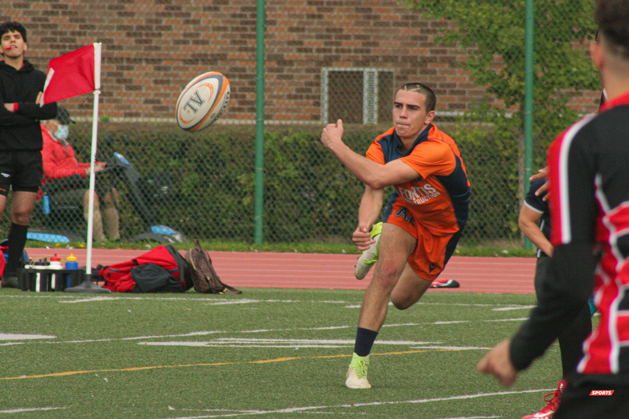 Jules SALVAN -  Cégep André Laurendeau - Cégep Vanier - Rugby -  (#ALvsVanier2021M) Photo by:  | Siuxy Sports 2021-10-10