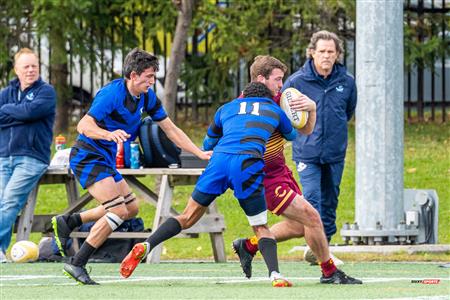 RSEQ - Rugby Masc - Concordia U. (24) vs (22) U. de Montréal - Reel A1 - 1er mi-temps