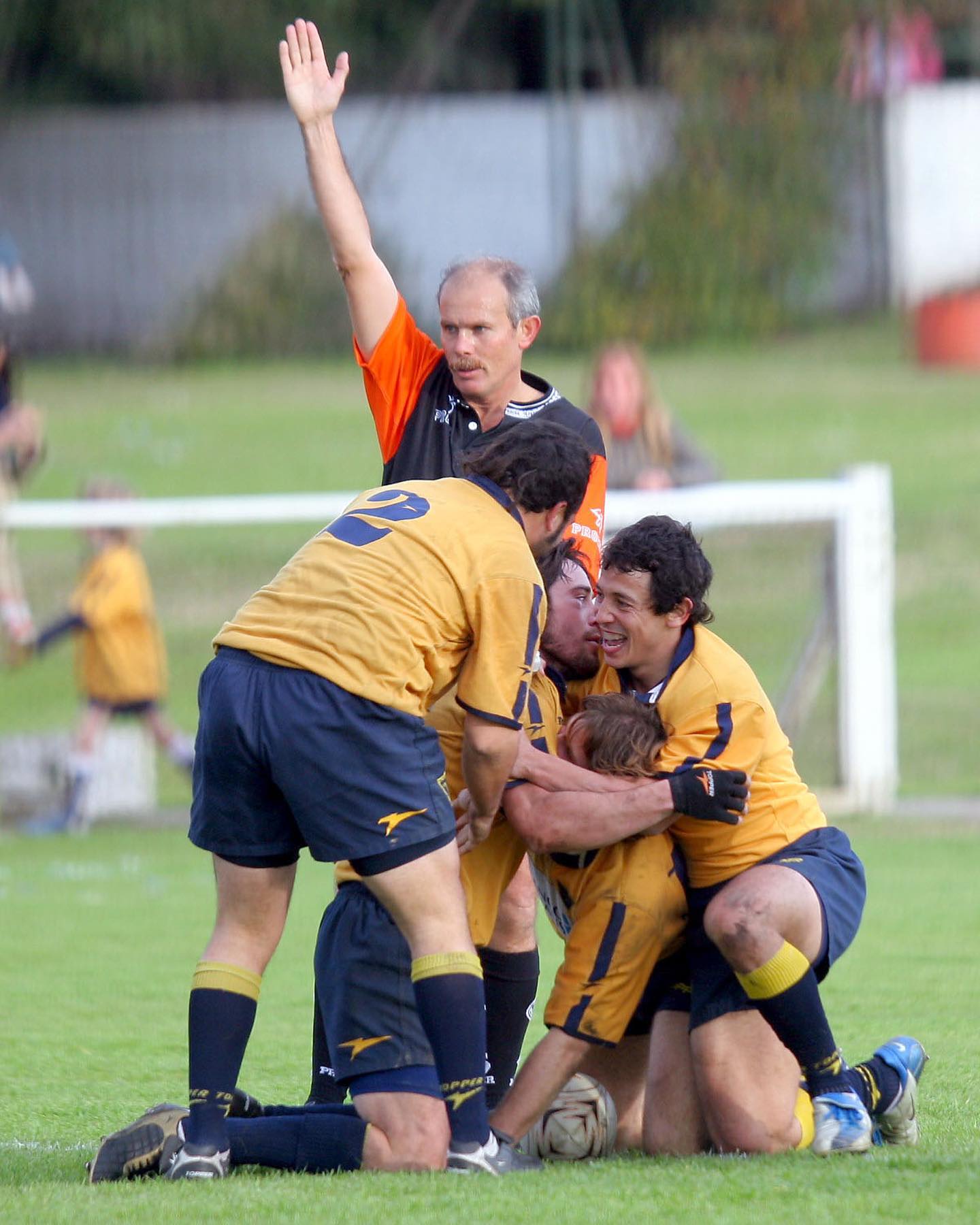  La Plata Rugby Club -  - Rugby - Festejo de Try () Photo by:  | Siuxy Sports 2020-09-15