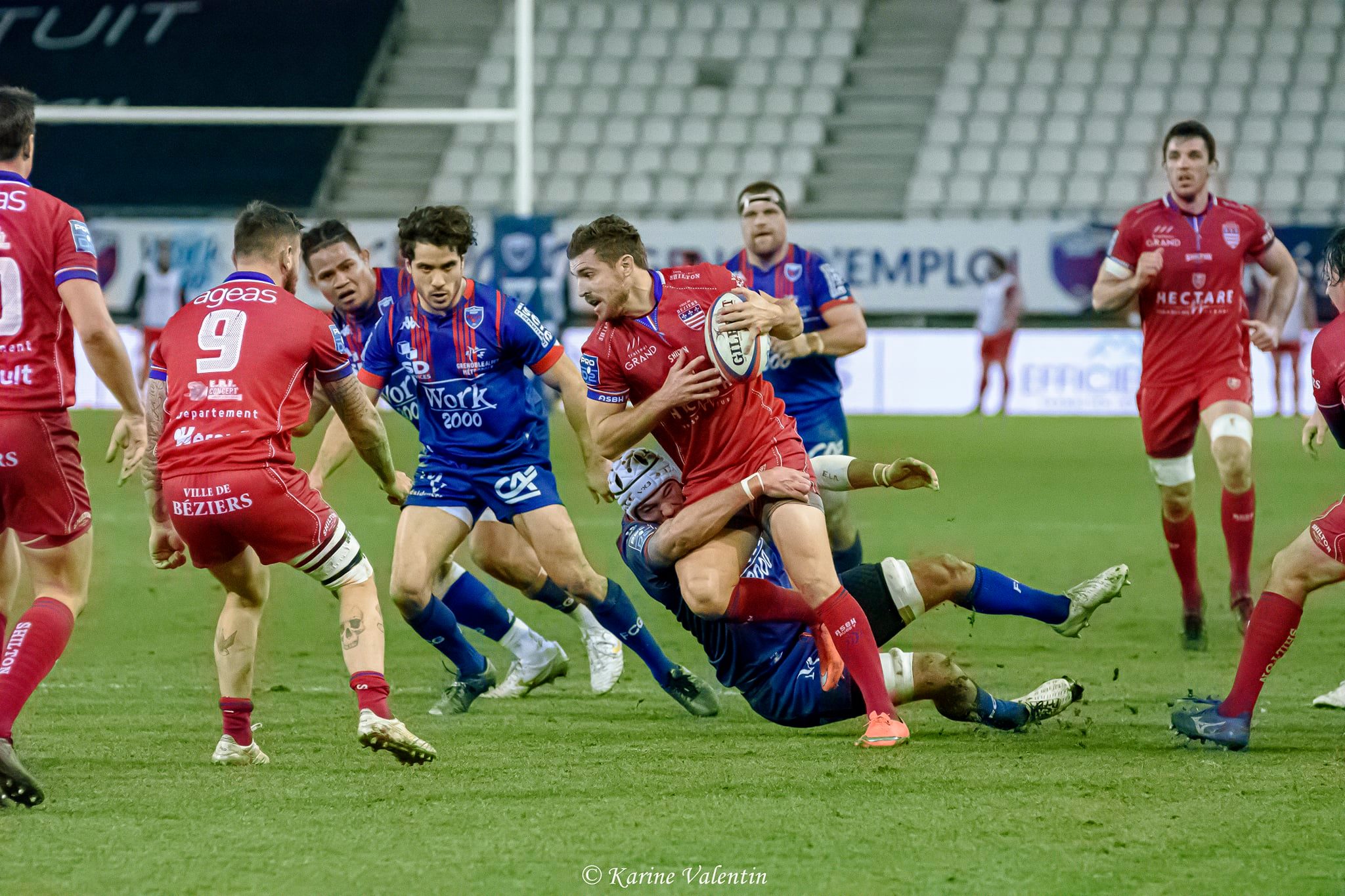  FC Grenoble Rugby - AS Béziers Hérault - Rugby - FC Grenoble VS ASBH (#GrenobleASBH2021jan) Photo by: Karine Valentin | Siuxy Sports 2021-01-29