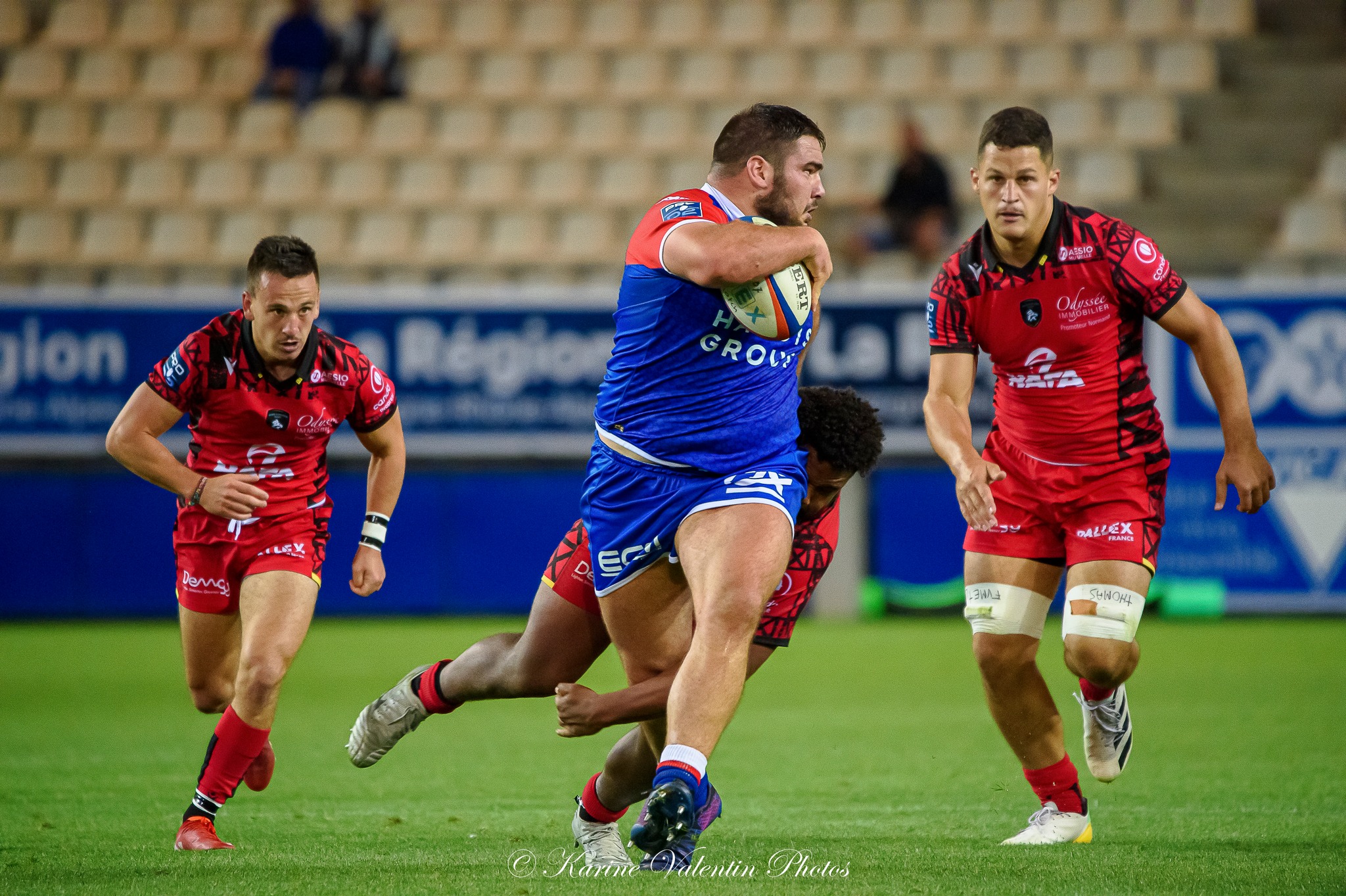 Julien RUAUD -  FC Grenoble Rugby - Rouen Normandie Rugby - Rugby - FC Grenoble (20) vs (6) Rouen (#FCGvsRouen2022ReelA) Photo by: Karine Valentin | Siuxy Sports 2022-09-16