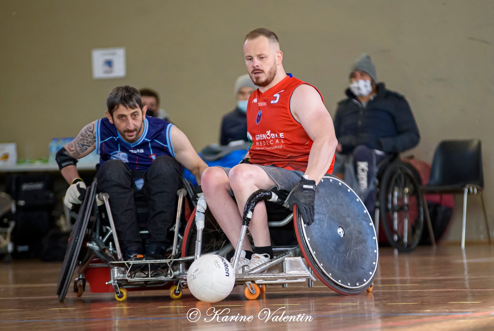  FC Grenoble Rugby - CS Bourgoin-Jallieu - Wheelchair rugby -  (#QuadRugbyGrenBourg2021Nov) Photo by: Karine Valentin | Siuxy Sports 2021-11-20