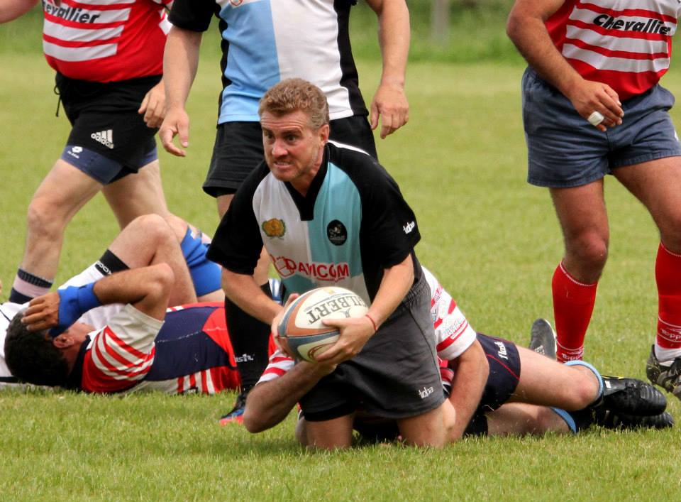 Mario AVALOS -  Areco Rugby Club - Centro Naval - RugbyV - Areco vs RON XV (Centro Naval) - Primer Encuentro de Veteranos en Areco con Vaquillona c/ Cuero 2014 (#ArecoVsRONXV2014) Photo by: Luis Robredo | Siuxy Sports 2014-10-18