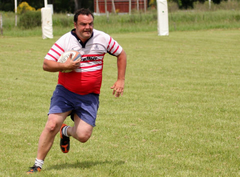  Areco Rugby Club - Centro Naval - RugbyV - Areco vs RON XV (Centro Naval) - Primer Encuentro de Veteranos en Areco con Vaquillona c/ Cuero 2014 (#ArecoVsRONXV2014) Photo by: Luis Robredo | Siuxy Sports 2014-10-18
