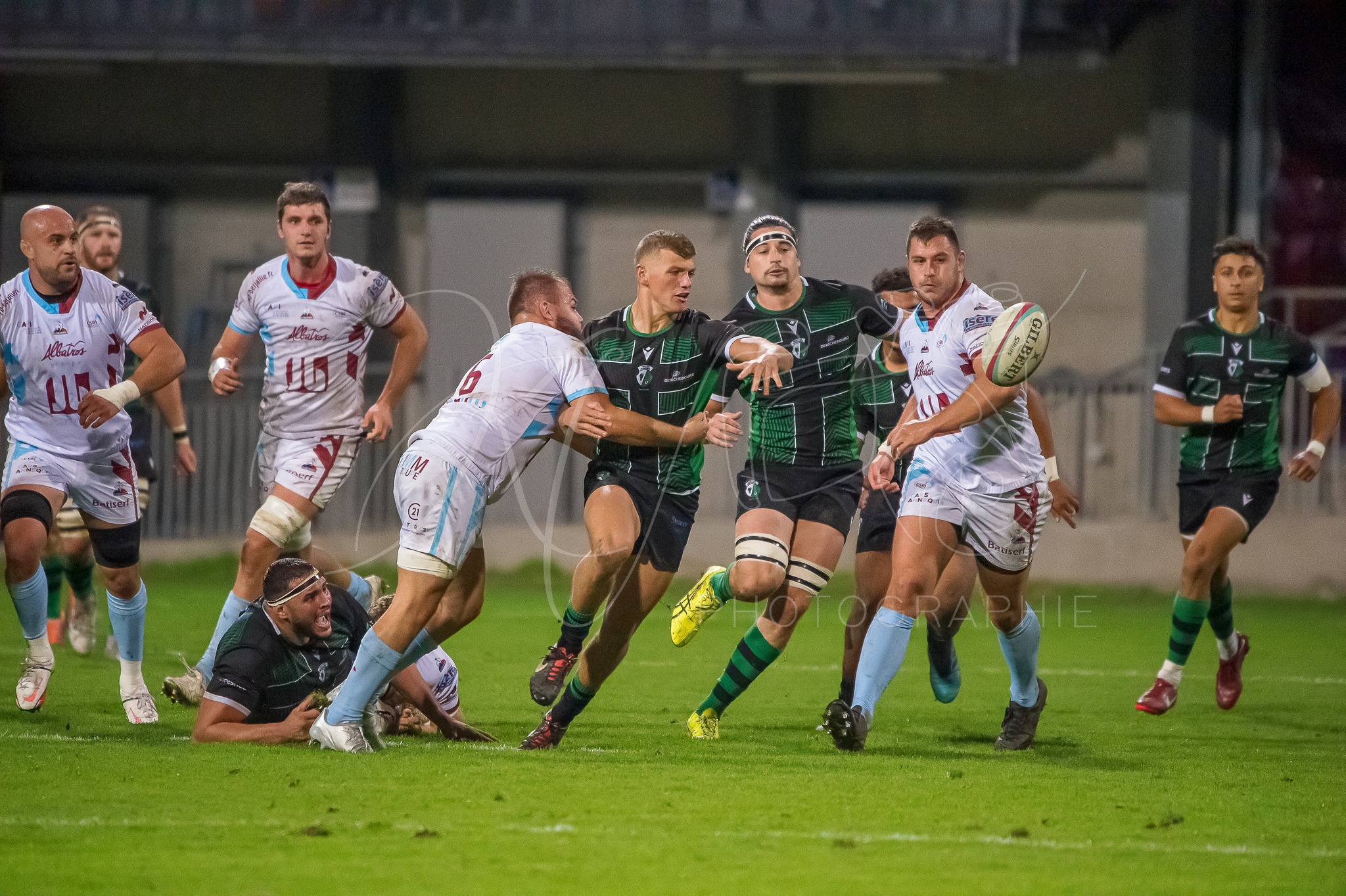  CS Bourgoin-Jallieu - RC Suresnes - Rugby - CSBJRC vs Suresnes - 2022 (#csbjrcsuresnes2022) Photo by: Karine Valentin | Siuxy Sports 2022-10-08