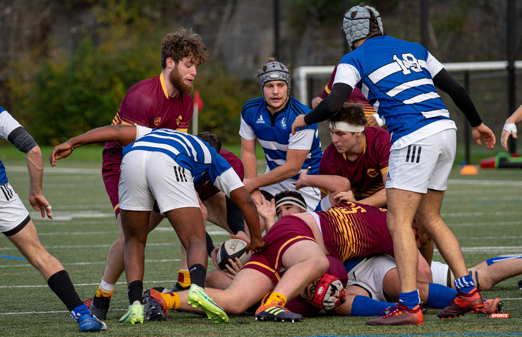 Cameron POUW - Jean-Christophe VINETTE -  Université de Montréal - Université Concordia - Rugby -  (#UdeMvsConcordia2021M) Photo by:  | Siuxy Sports 2021-10-23