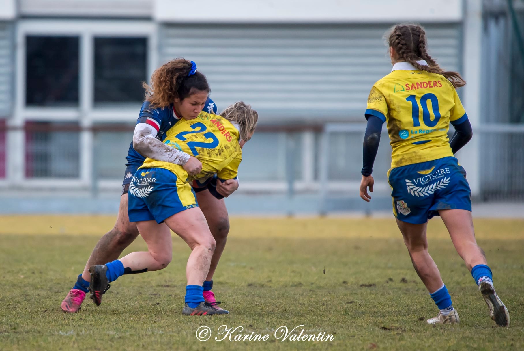  FC Grenoble Rugby - ASM Romagnat rugby féminin - Rugby - Grenoble Amazones vs ASM Romagnat (#FCGVsASMRomagnat2022) Photo by: Karine Valentin | Siuxy Sports 2022-02-06
