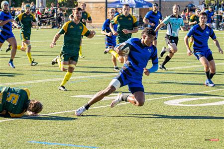 Abel Koubemba - Rugby - RSEQ RUGBY Masc - U. DE MONTRÉAL (50) vs (7) U. Sherbrooke - Reel A2 - Université de Montréal - Université de Sherbrooke