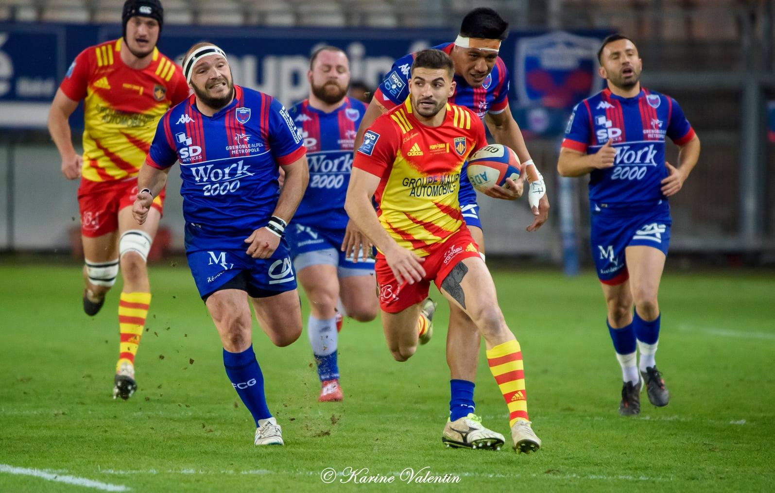  FC Grenoble Rugby - US Arlequins Perpignanais - Rugby - Grenoble Vs Perpignan (#FCGvsUSAPmar2021) Photo by: Karine Valentin | Siuxy Sports 2021-03-25