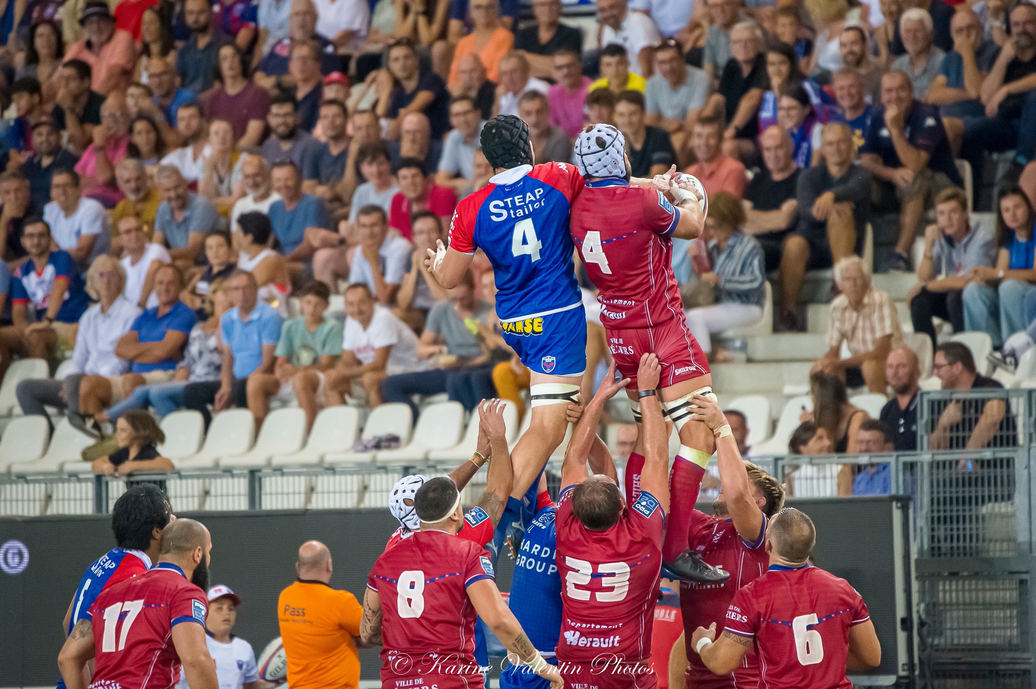  FC Grenoble Rugby - AS Béziers Hérault - Rugby - FC GRENOBLE RUGBY (19) VS (15) AS BÉZIERS HÉRAULT (#FCGvsASBHaou2022) Photo by: Karine Valentin | Siuxy Sports 2022-08-26