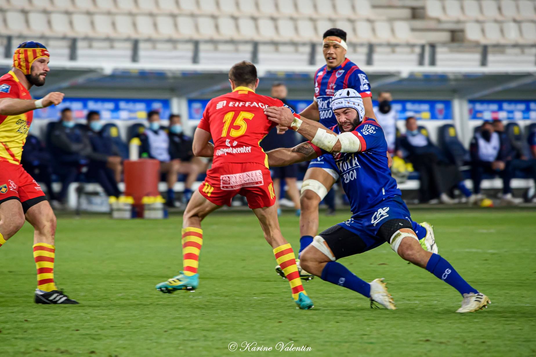  FC Grenoble Rugby - US Arlequins Perpignanais - Rugby - Grenoble Vs Perpignan (#FCGvsUSAPmar2021) Photo by: Karine Valentin | Siuxy Sports 2021-03-25