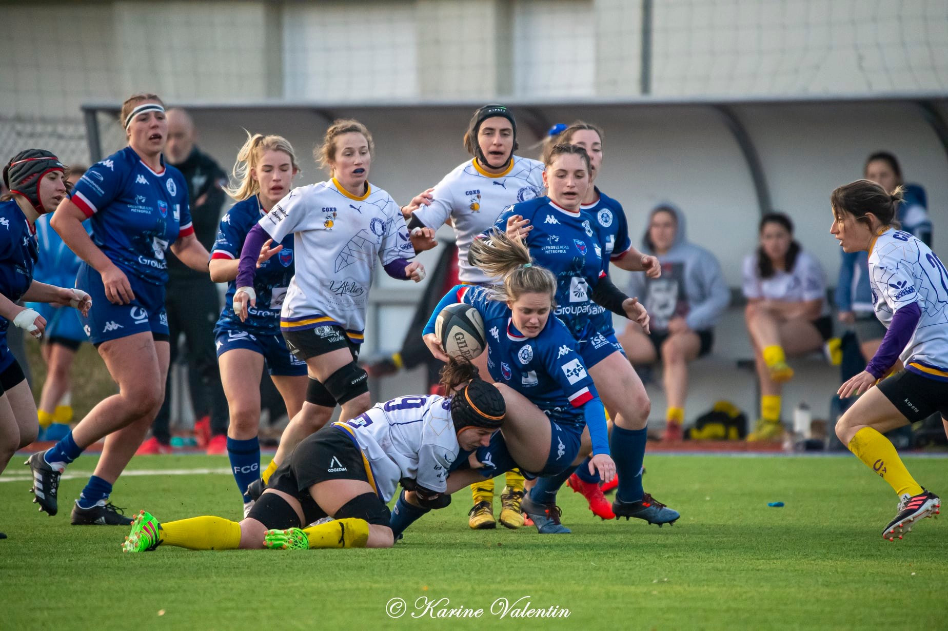 Coraline DURET -  FC Grenoble Rugby - Grenoble Université Club Rugby - Rugby - Grenoble Amazones vs Les Coccinelles du Grenoble Université Club - F1 (#FCGsGUCR2022janF1COXS) Photo by: Karine Valentin | Siuxy Sports 2022-01-30
