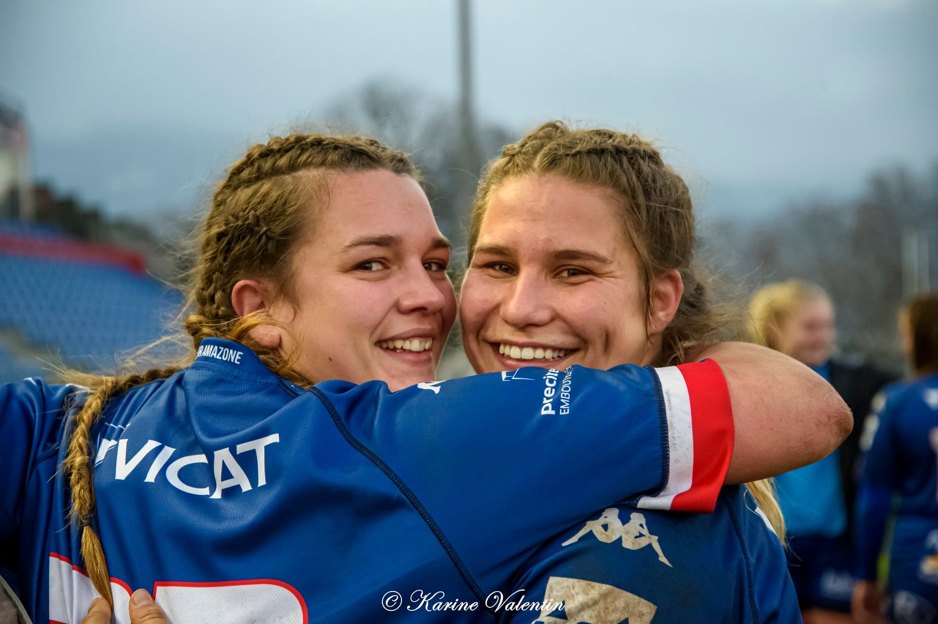 Suzie BROZDA - Lorette JACQUOT -  FC Grenoble Rugby -  - Rugby -  (#GrenobleVsBobigny2021Dec) Photo by: Karine Valentin | Siuxy Sports 2021-12-21