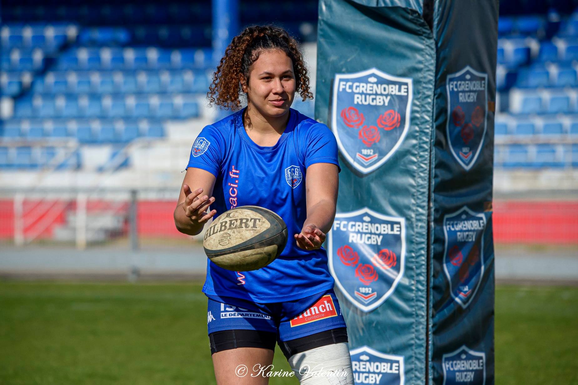 Manaé FELEU -  FC Grenoble Rugby -  - Rugby - FC Grenoble VS RCVRGP (#GrenobleRCVRGP2021fev) Photo by: Karine Valentin | Siuxy Sports 2021-02-28