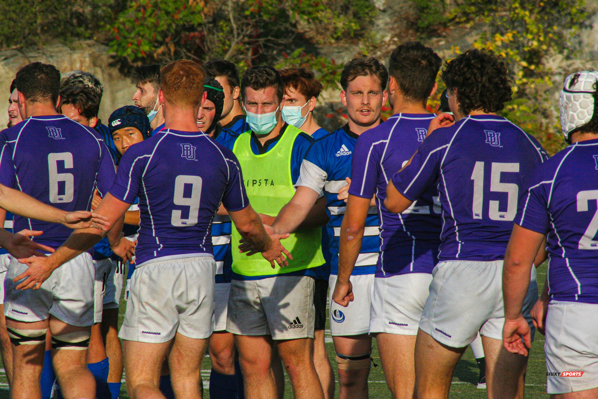Quinn HAYHURST - Alexandre LEDUC -  Université de Montréal - Bishop's University - Rugby -  (#UdeMvsBishopM2021) Photo by:  | Siuxy Sports 2021-10-09