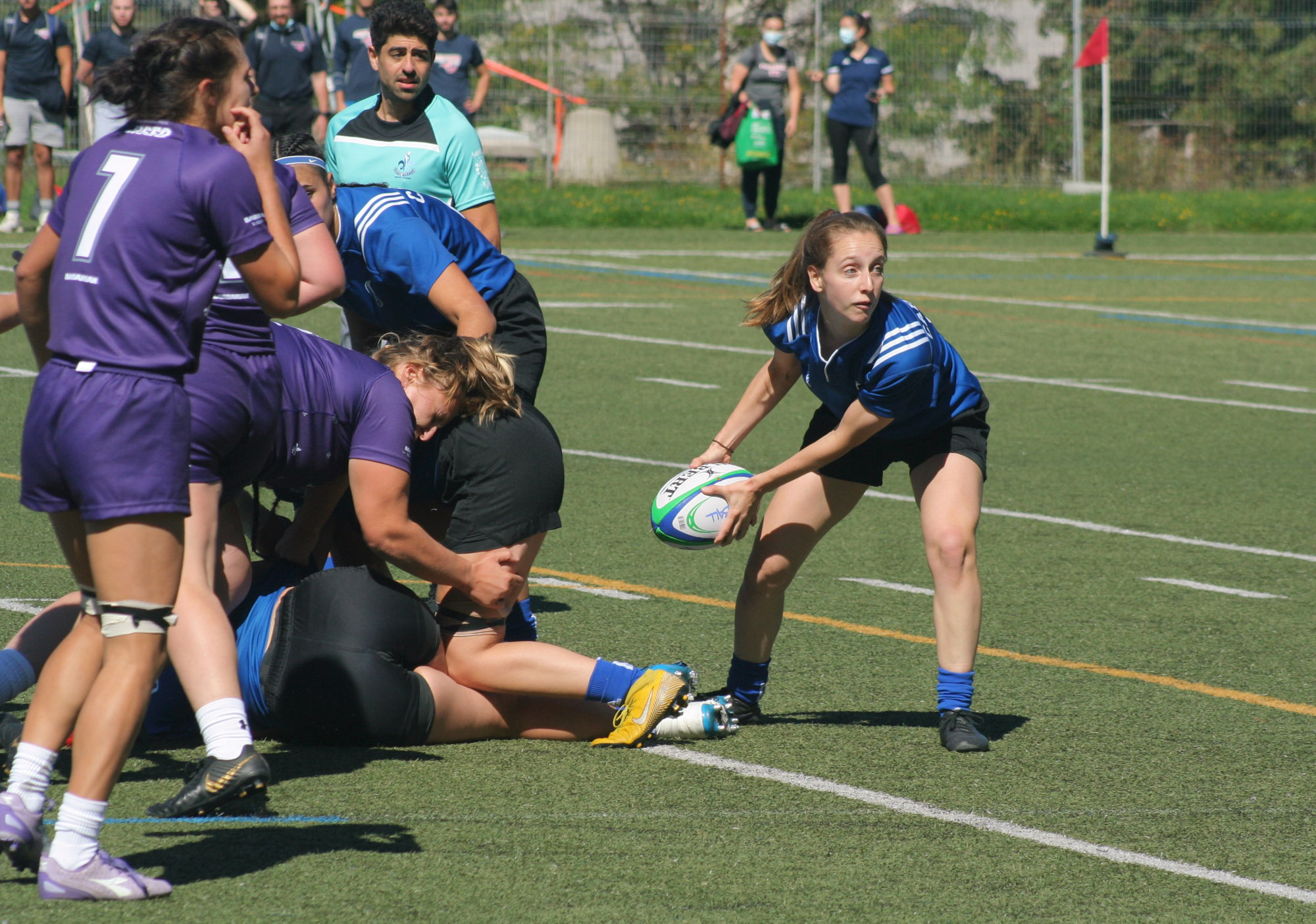 Maude LANOIE - Alec MONTEALEGRE -  Université de Montréal - Bishop's University - Rugby -  (#UdeMvsBishopW2021) Photo by:  | Siuxy Sports 2021-09-19