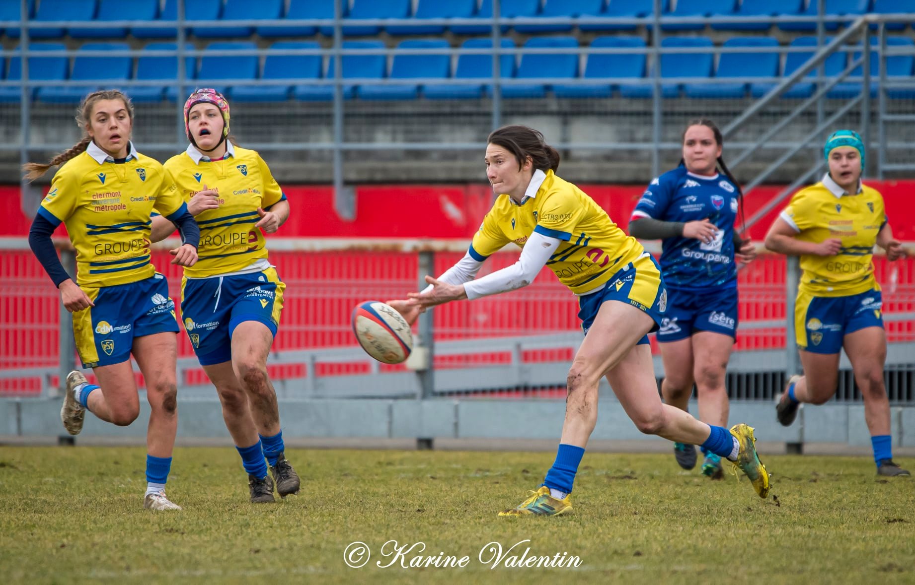  FC Grenoble Rugby - ASM Romagnat rugby féminin - Rugby - Grenoble Amazones vs ASM Romagnat (#FCGVsASMRomagnat2022) Photo by: Karine Valentin | Siuxy Sports 2022-02-06