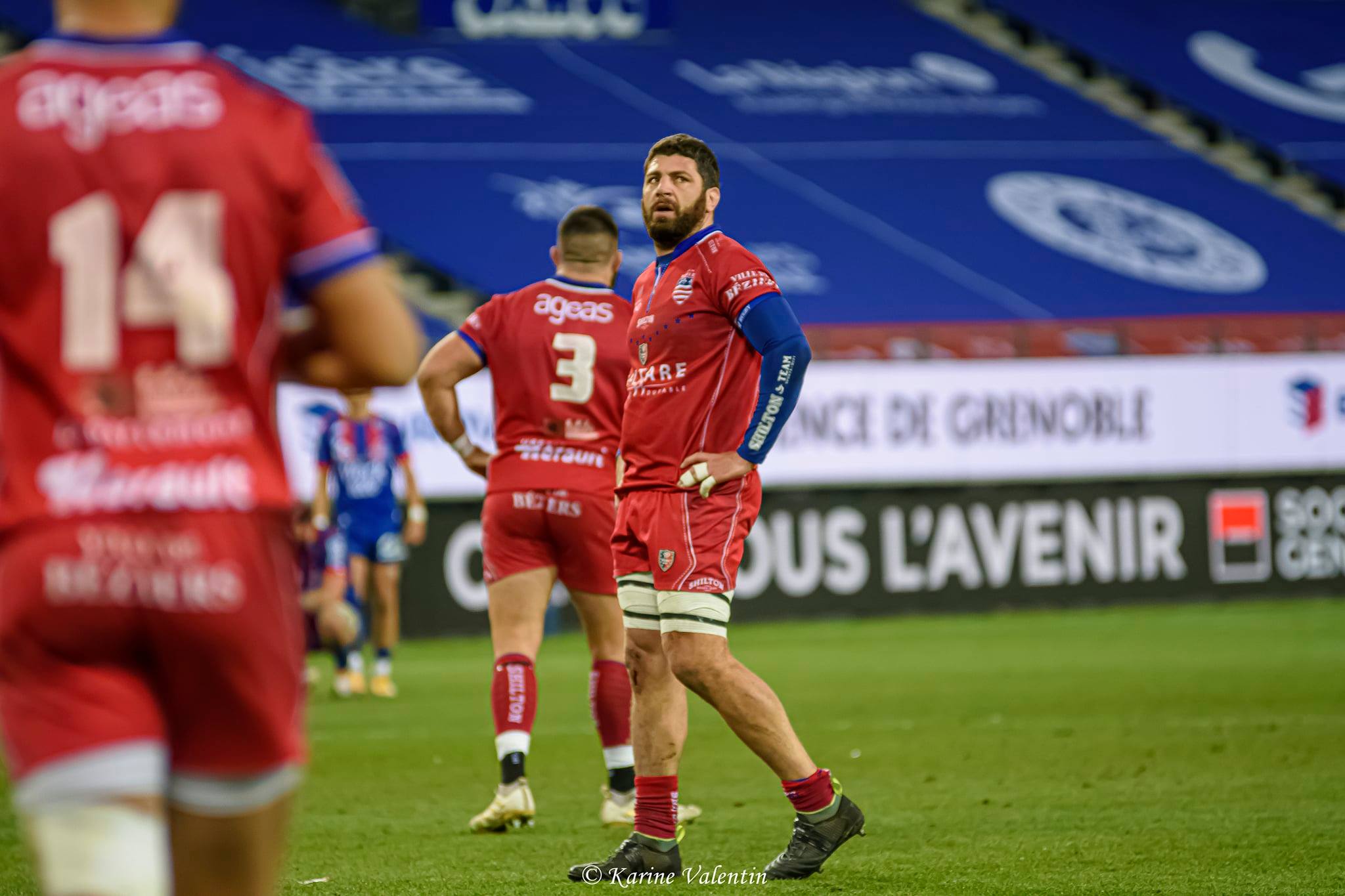  AS Béziers Hérault -  - Rugby - FC Grenoble VS ASBH (#GrenobleASBH2021jan) Photo by: Karine Valentin | Siuxy Sports 2021-01-29