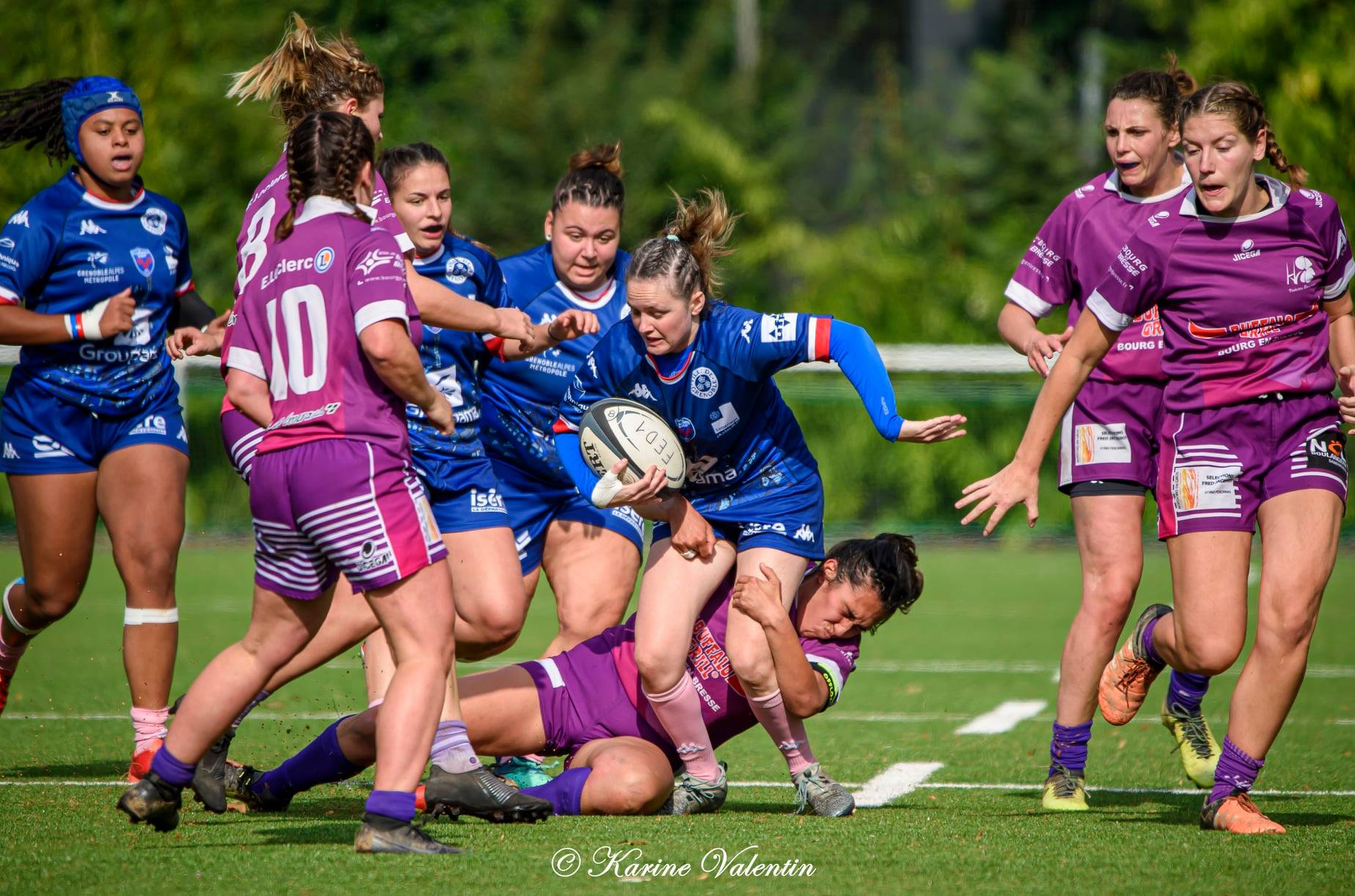Margaux JACQUEMIN -  FC Grenoble Rugby - US Bressane Pays de l'Ain - Rugby - Grenoble Amazones vs Bourg en Bresse - F1 (#AmazonesVsUSBPA2021oct) Photo by: Karine Valentin | Siuxy Sports 2021-10-10