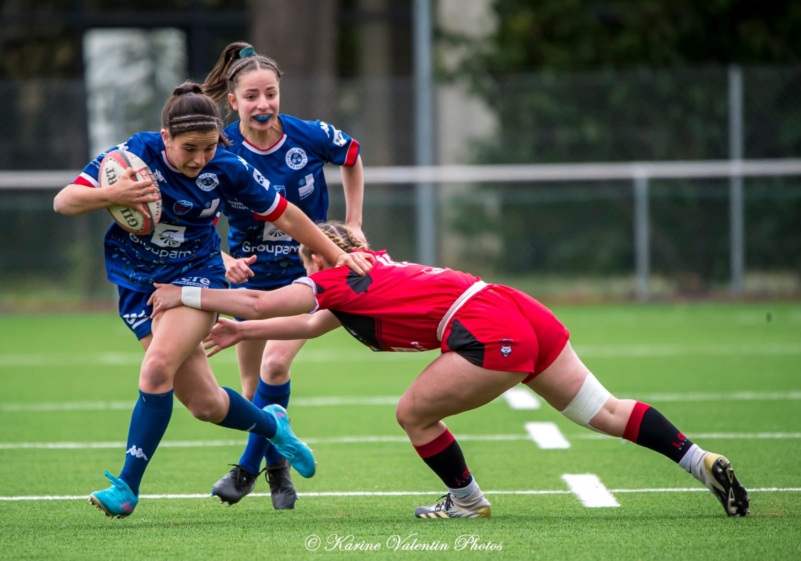  FC Grenoble Rugby - Lyon Olympique Universitaire - Rugby - U18 FCG Amazones (52) vs (0) LOU (#U18AmazonesVsLOU) Photo by: Karine Valentin | Siuxy Sports 2022-04-23