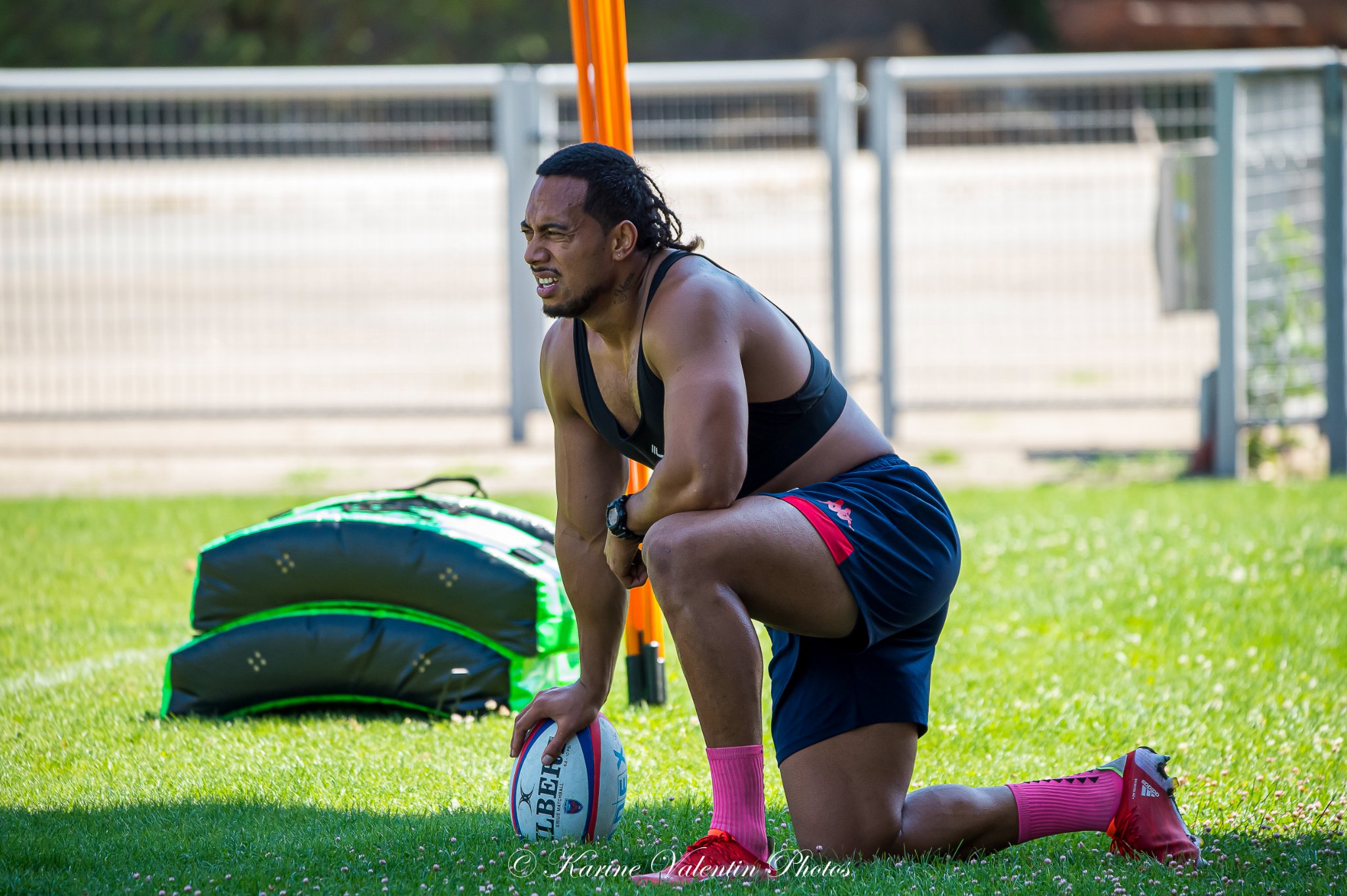 Atu MANU -  FC Grenoble Rugby -  - Rugby - ENTRAINEMENT FCG DU 9 AOUT 2022 (#FCG4entrainement2022) Photo by: Karine Valentin | Siuxy Sports 2022-08-09