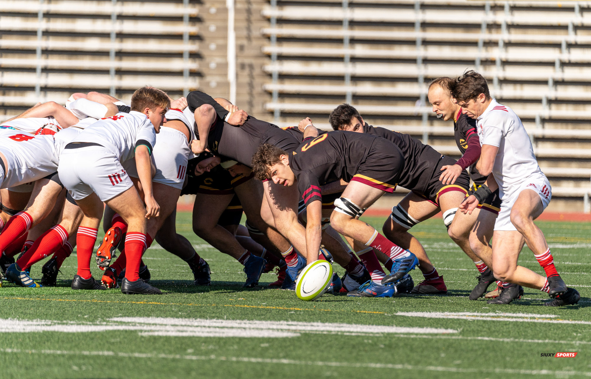 Thomas ARTMANN - Victor DION - Ben LAURIN - Justin SAVOIE-DAVIES -  Université McGill - Université Concordia - Rugby -  (#McGillvsConcordiaFinalsM) Photo by:  | Siuxy Sports 2021-11-06