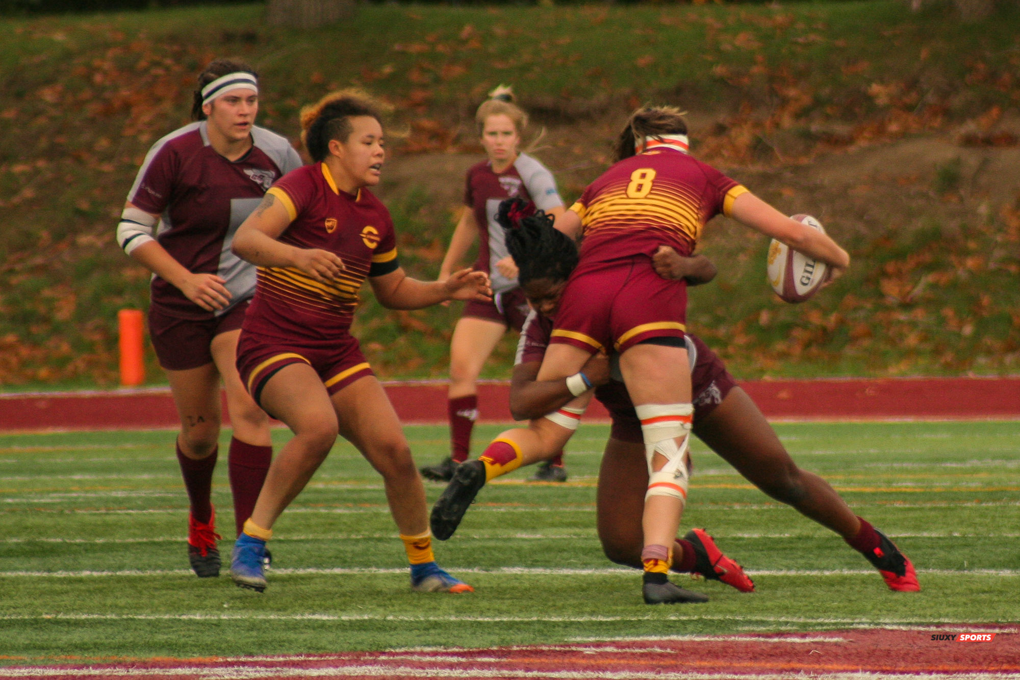 Ambre MAH-FIFI -  Université Concordia - Université Ottawa - Rugby -  (#ConcordiaVsOttawa2021w) Photo by:  | Siuxy Sports 2021-10-17
