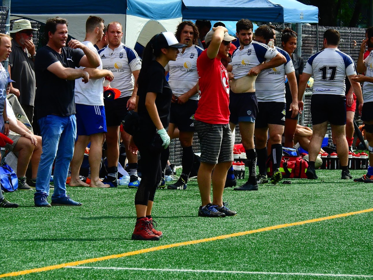 Jean-Louis BERTHET - Justin SAVOIE-DAVIES -   -  - Rugby -  () Photo by:  | Siuxy Sports 2018-08-04