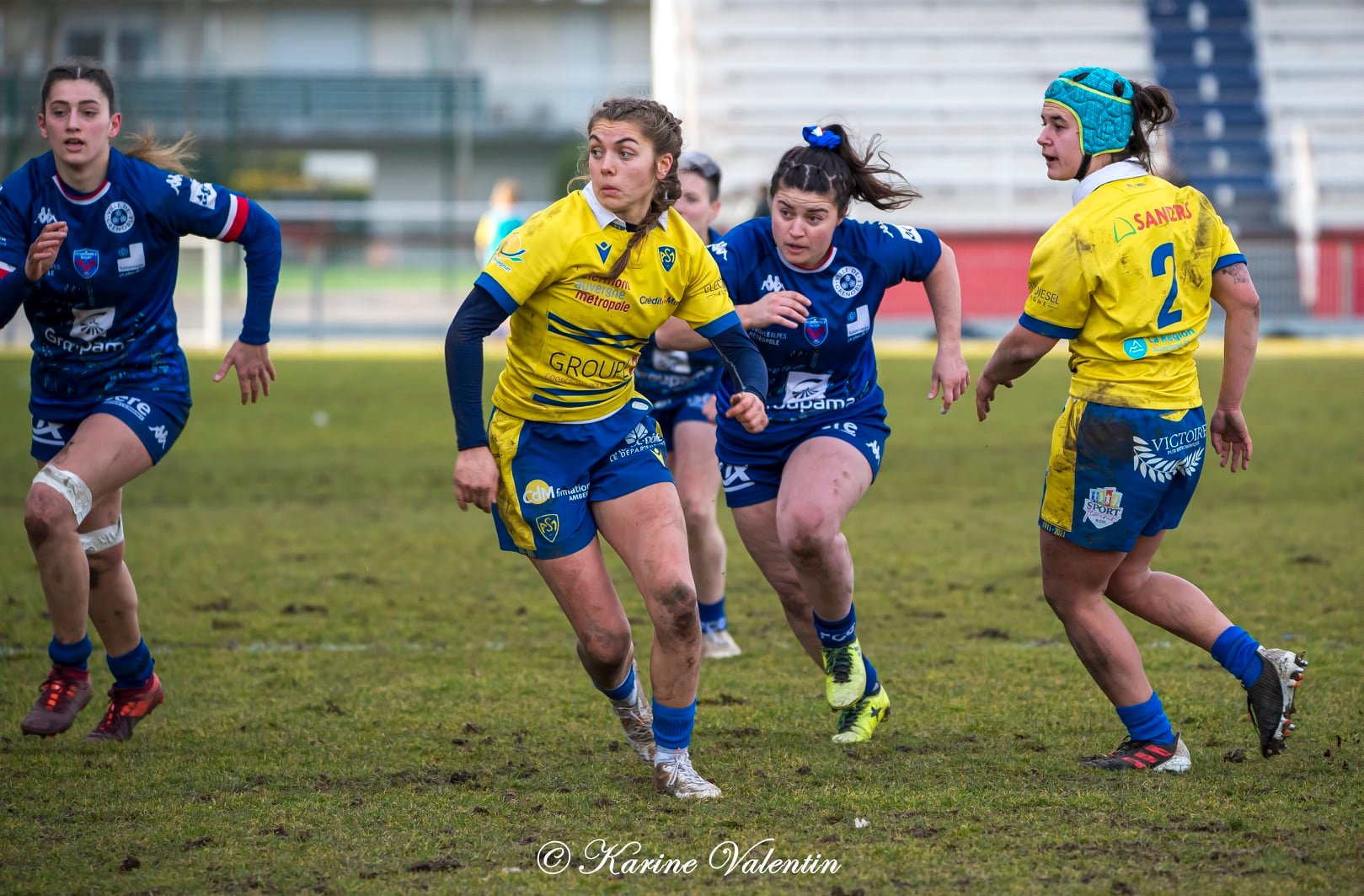 Valentine GUILLET -  FC Grenoble Rugby - ASM Romagnat rugby féminin - Rugby - Grenoble Amazones vs ASM Romagnat (#FCGVsASMRomagnat2022) Photo by: Karine Valentin | Siuxy Sports 2022-02-06