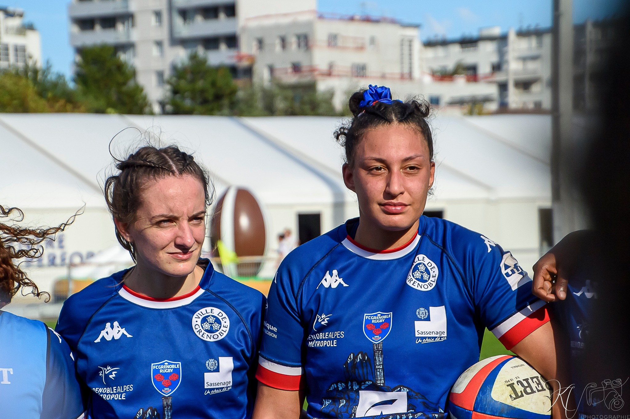 Sana LAGRANDEUR - Dorine PERRIN -  FC Grenoble Rugby - Section Paloise - Rugby - Grenoble Amazones (51) vs (12) Lons Section Paloise (#AmazonesVsLONS2022) Photo by: Karine Valentin | Siuxy Sports 2022-10-16