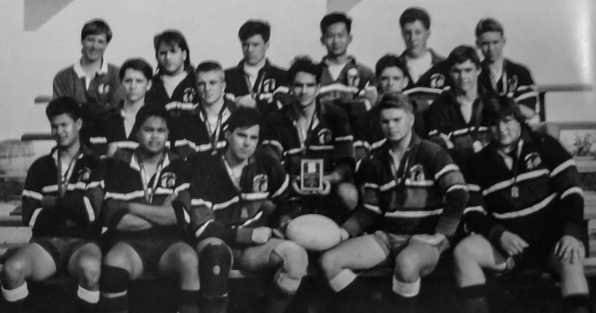  College Jean-de-Brébeuf -  - Rugby - Brebeuf Senior Rugby Redmen 1990 () Photo by:  | Siuxy Sports 1990-06-01