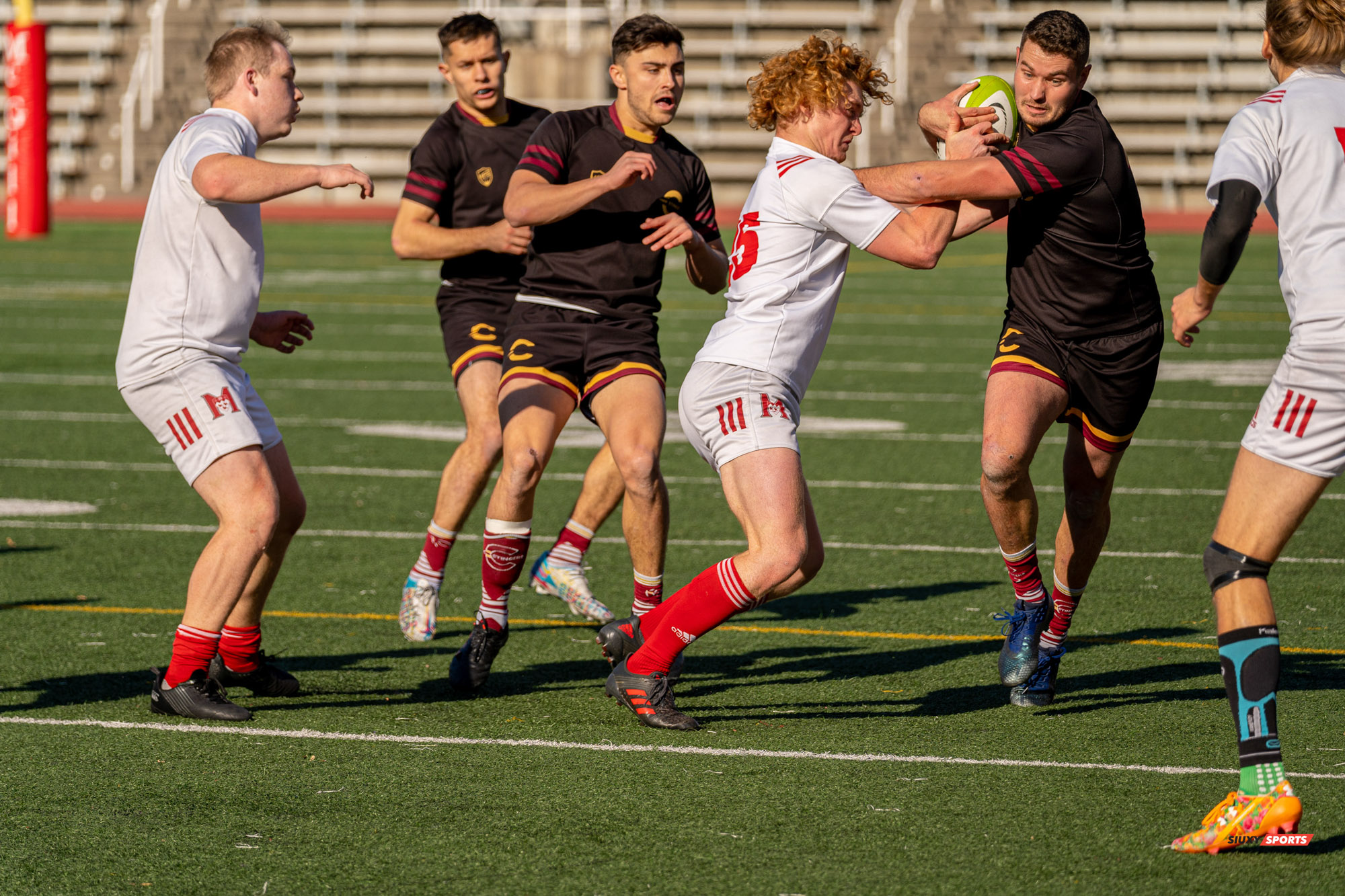 Aidan MCMULLAN - Luca MILNE -  Université McGill - Université Concordia - Rugby -  (#McGillvsConcordiaFinalsM) Photo by:  | Siuxy Sports 2021-11-06