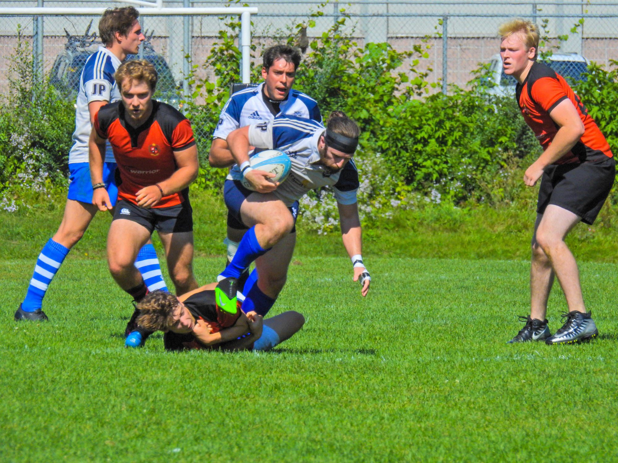 Geoffroy HAVARD - Vicken KAYAYAN - Adrien MOCHEZ -  Parc Olympique Rugby - Beaconsfield Rugby Football Club - Rugby -  (#BRFCvsParco2021) Photo by:  | Siuxy Sports 2021-09-25