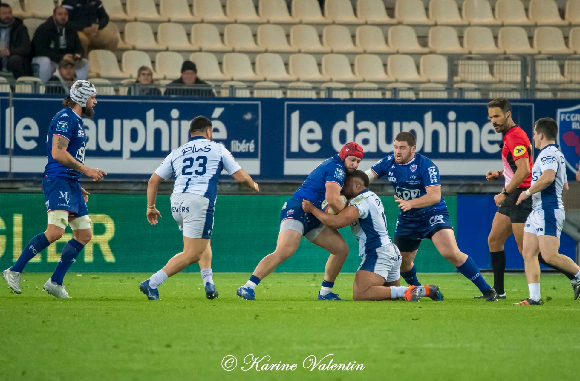  FC Grenoble Rugby - USON Nevers - Rugby - FC Grenoble Rugby (34) vs USON Nevers (10) - 2022 (#FCGvsUSON2022) Photo by: Karine Valentin | Siuxy Sports 2022-03-04