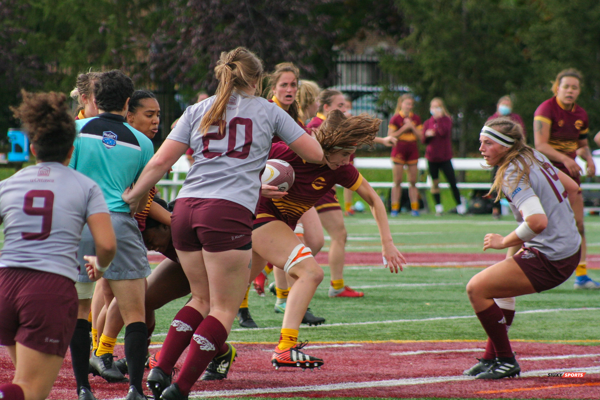  Université Concordia - Université Ottawa - Rugby -  (#ConcordiaVsOttawa2021w) Photo by:  | Siuxy Sports 2021-10-17
